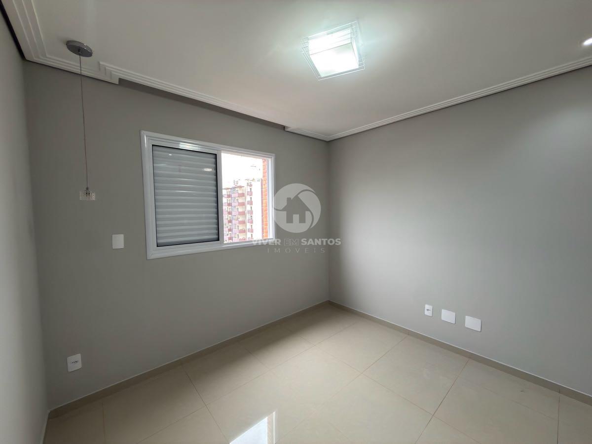 Apartamento 109 m², 3 Dormitórios, Suíte, Varanda Gourmet, Vista Livre e 2 Vagas no Gonzaga – Santos/SP em Gonzaga, Santos — foto 10