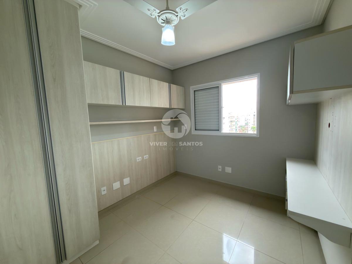 Apartamento 109 m², 3 Dormitórios, Suíte, Varanda Gourmet, Vista Livre e 2 Vagas no Gonzaga – Santos/SP em Gonzaga, Santos — foto 15