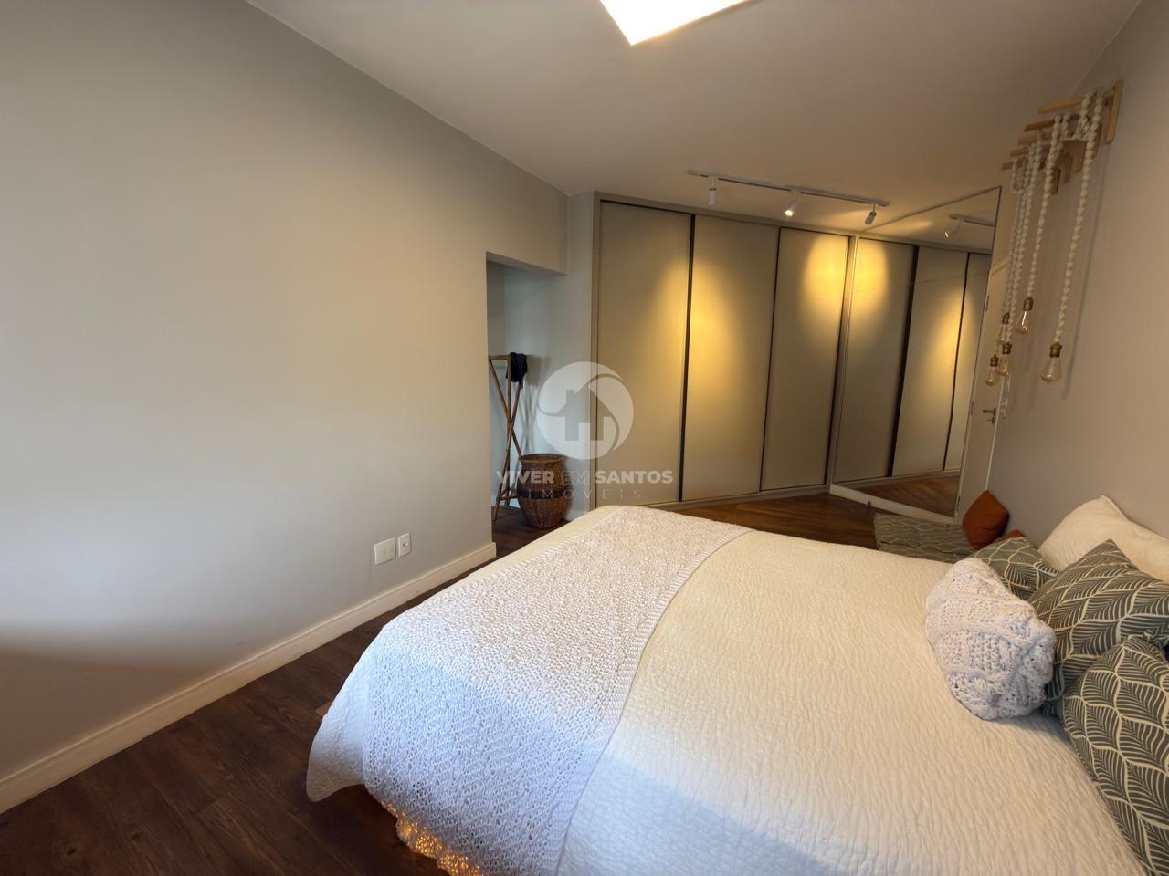 Apartamento Frente Mar 144 m², Reformado, 3 Dormitórios, Suíte, Andar Alto e Vaga Demarcada na Ponta da Praia – Santos/SP em Ponta da Praia, Santos — foto 25