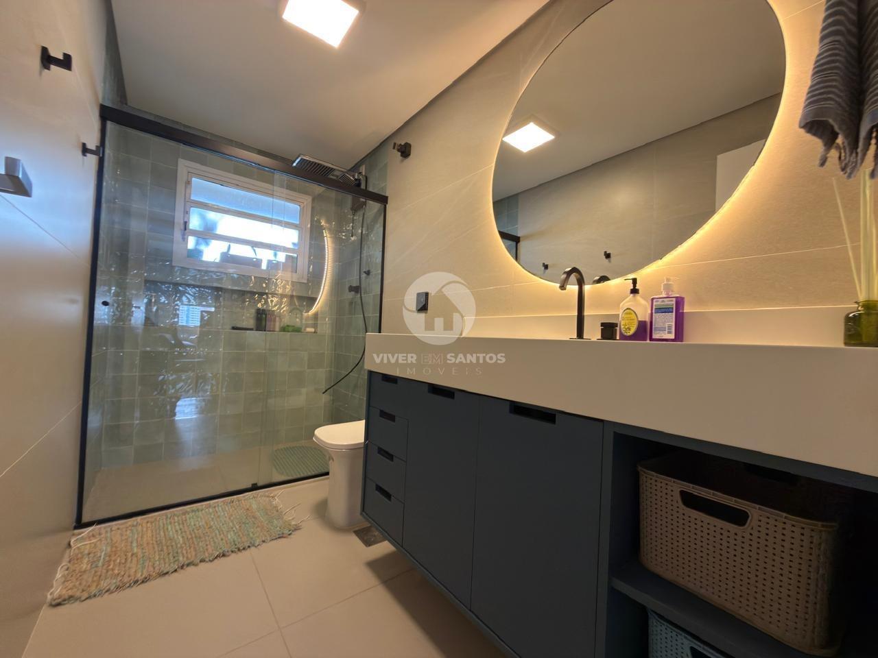 Apartamento Frente Mar 144 m², Reformado, 3 Dormitórios, Suíte, Andar Alto e Vaga Demarcada na Ponta da Praia – Santos/SP em Ponta da Praia, Santos — foto 17