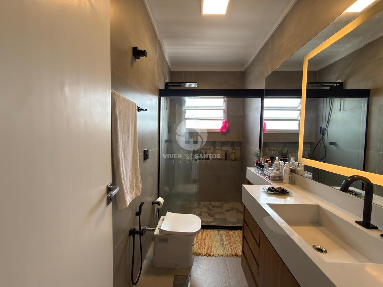 Apartamento Frente Mar 144 m², Reformado, 3 Dormitórios, Suíte, Andar Alto e Vaga Demarcada na Ponta da Praia – Santos/SP em Ponta da Praia, Santos — foto 26
