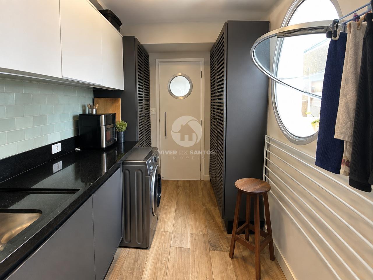 Apartamento Frente Mar 144 m², Reformado, 3 Dormitórios, Suíte, Andar Alto e Vaga Demarcada na Ponta da Praia – Santos/SP em Ponta da Praia, Santos — foto 29