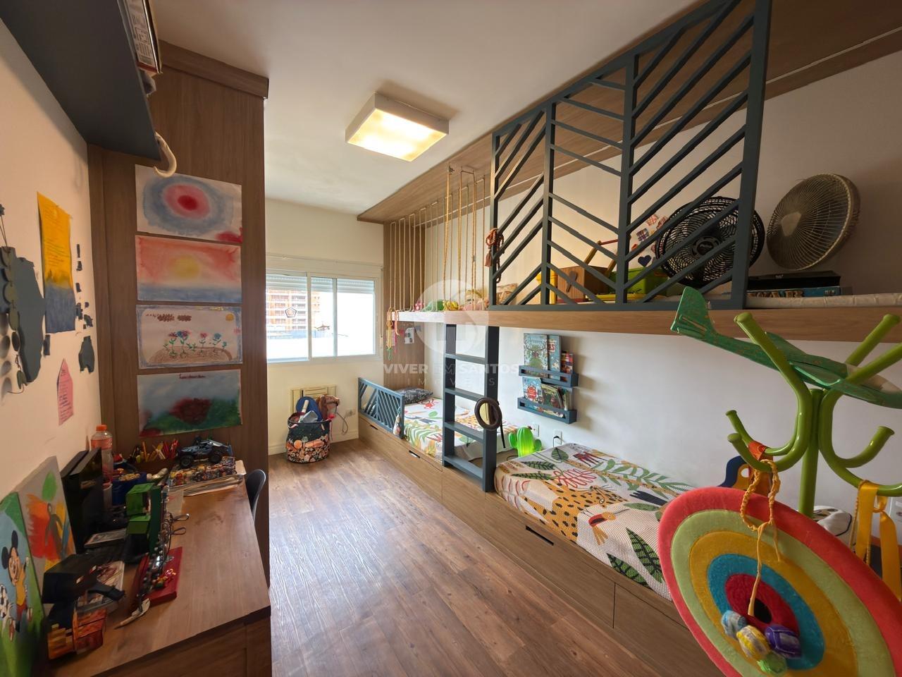 Apartamento Frente Mar 144 m², Reformado, 3 Dormitórios, Suíte, Andar Alto e Vaga Demarcada na Ponta da Praia – Santos/SP em Ponta da Praia, Santos — foto 14