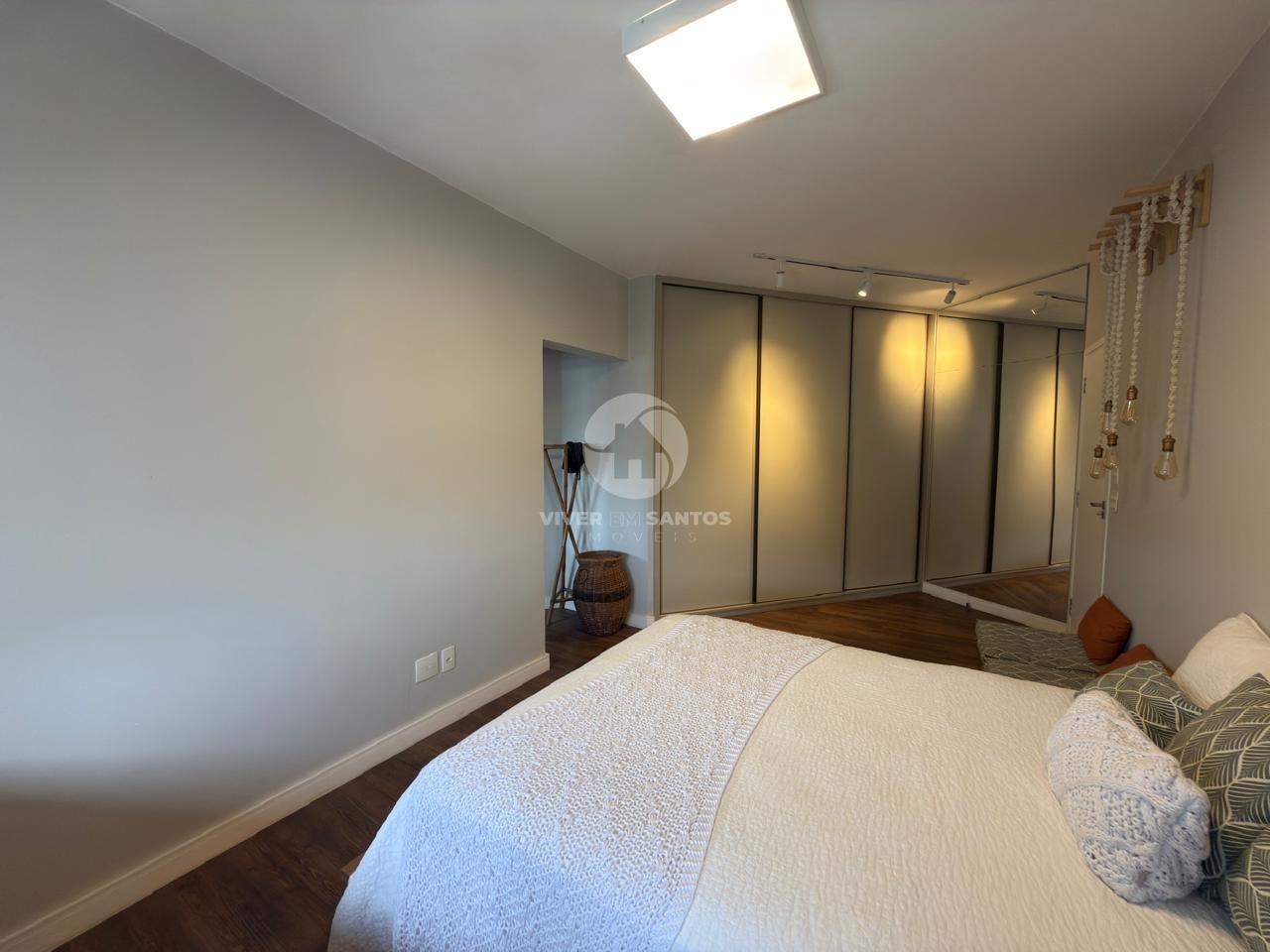 Apartamento Frente Mar 144 m², Reformado, 3 Dormitórios, Suíte, Andar Alto e Vaga Demarcada na Ponta da Praia – Santos/SP em Ponta da Praia, Santos — foto 20
