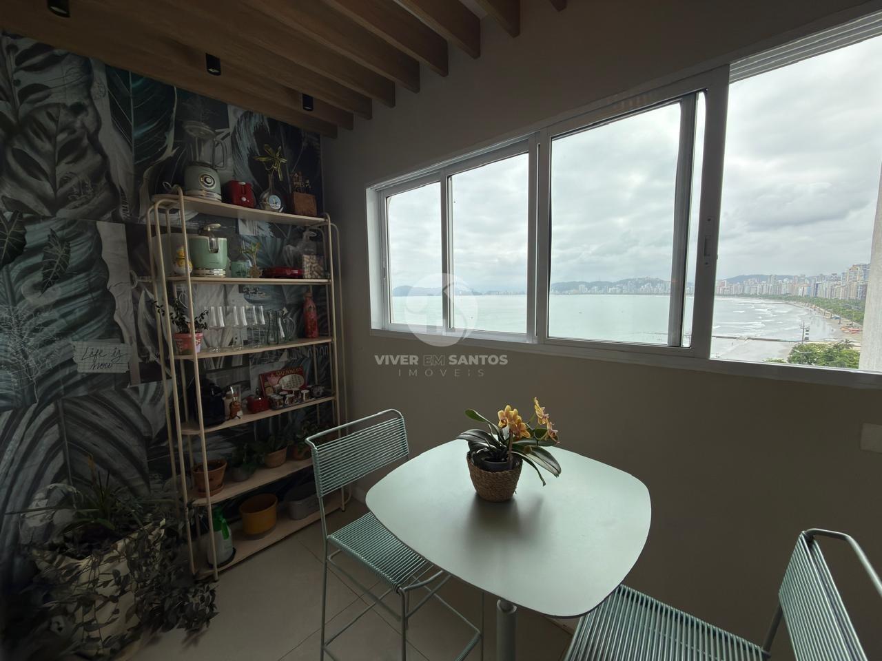 Apartamento Frente Mar 144 m², Reformado, 3 Dormitórios, Suíte, Andar Alto e Vaga Demarcada na Ponta da Praia – Santos/SP em Ponta da Praia, Santos — foto 9