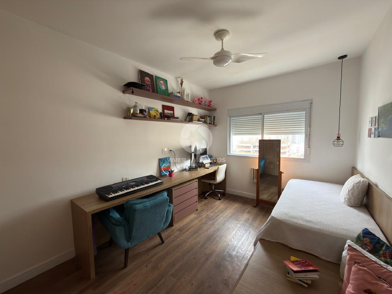 Apartamento Frente Mar 144 m², Reformado, 3 Dormitórios, Suíte, Andar Alto e Vaga Demarcada na Ponta da Praia – Santos/SP em Ponta da Praia, Santos — foto 19