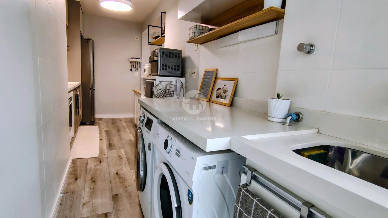 Apartamento 2 Dormitórios, Suíte, 2 Varandas, Vista Livre, 2 Vagas e Lazer Completo na Pompéia – Santos/SP em Pompéia, Santos — foto 11