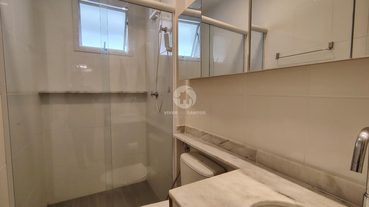 Apartamento 2 Dormitórios, Suíte, 2 Varandas, Vista Livre, 2 Vagas e Lazer Completo na Pompéia – Santos/SP em Pompéia, Santos — foto 13