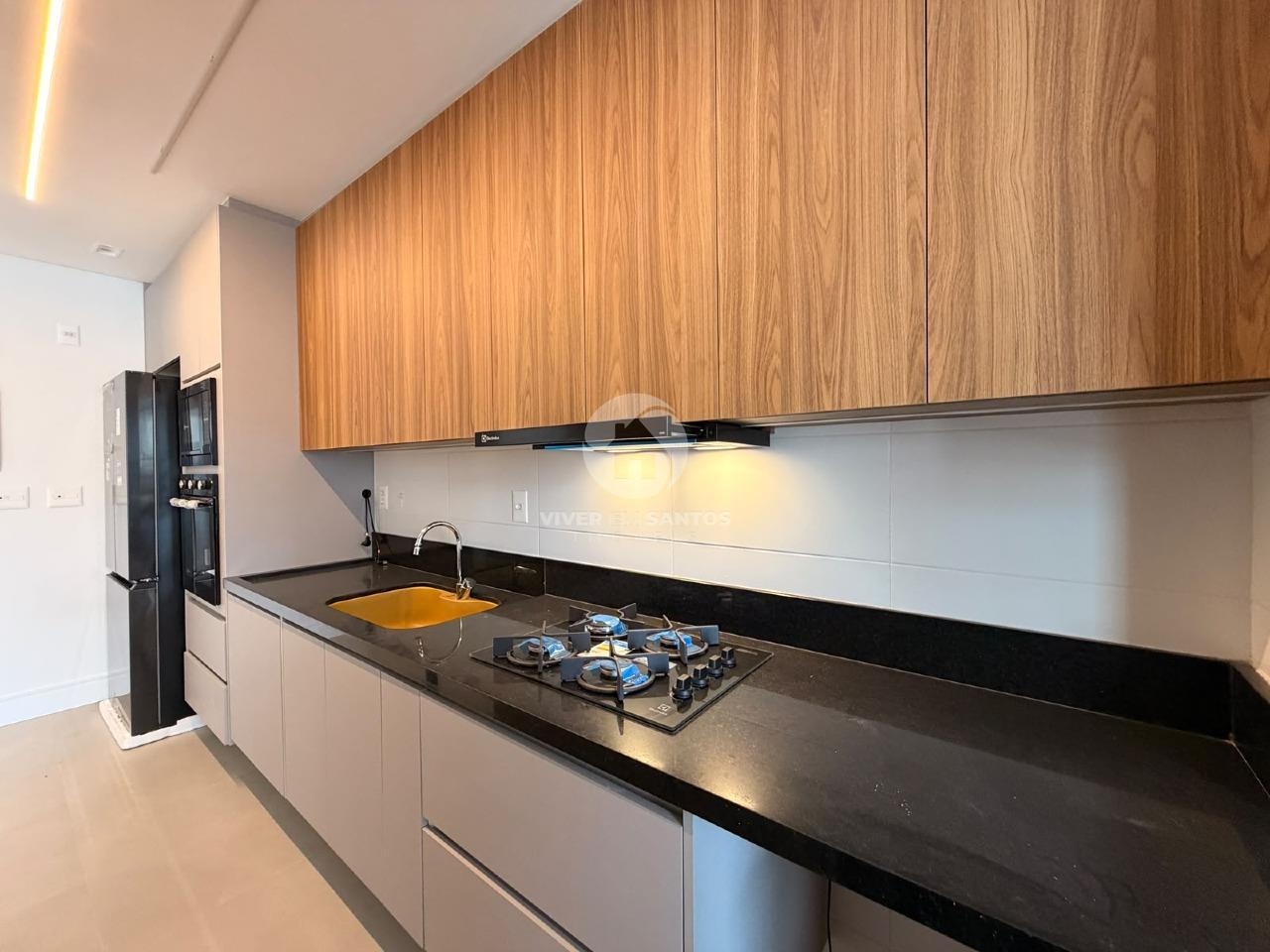 Apartamento Novo Porteira Fechada, 2 Dormitórios, Suíte, Varanda Gourmet e Automação – Santos/SP em Gonzaga, Santos — foto 9