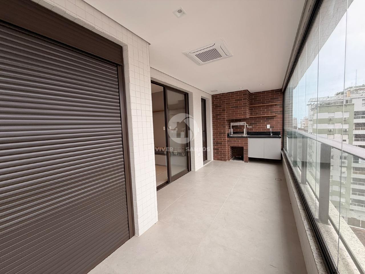 Apartamento Novo Porteira Fechada, 2 Dormitórios, Suíte, Varanda Gourmet e Automação – Santos/SP em Gonzaga, Santos — foto 7