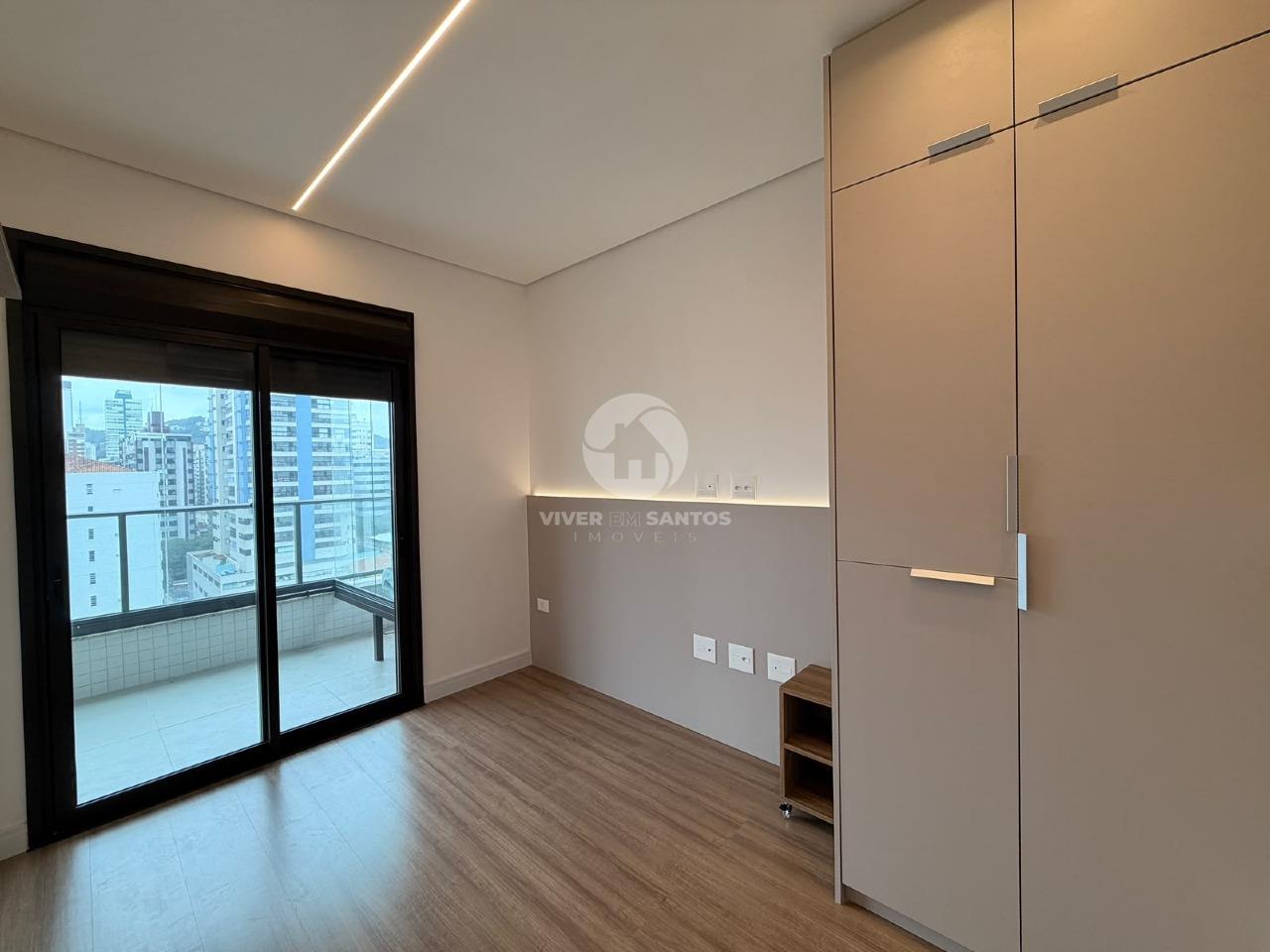 Apartamento Novo Porteira Fechada, 2 Dormitórios, Suíte, Varanda Gourmet e Automação – Santos/SP em Gonzaga, Santos — foto 18