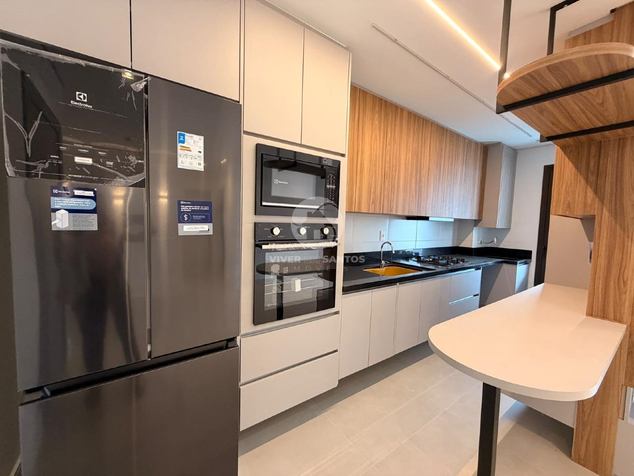 Apartamento Novo Porteira Fechada, 2 Dormitórios, Suíte, Varanda Gourmet e Automação – Santos/SP em Gonzaga, Santos — foto 8