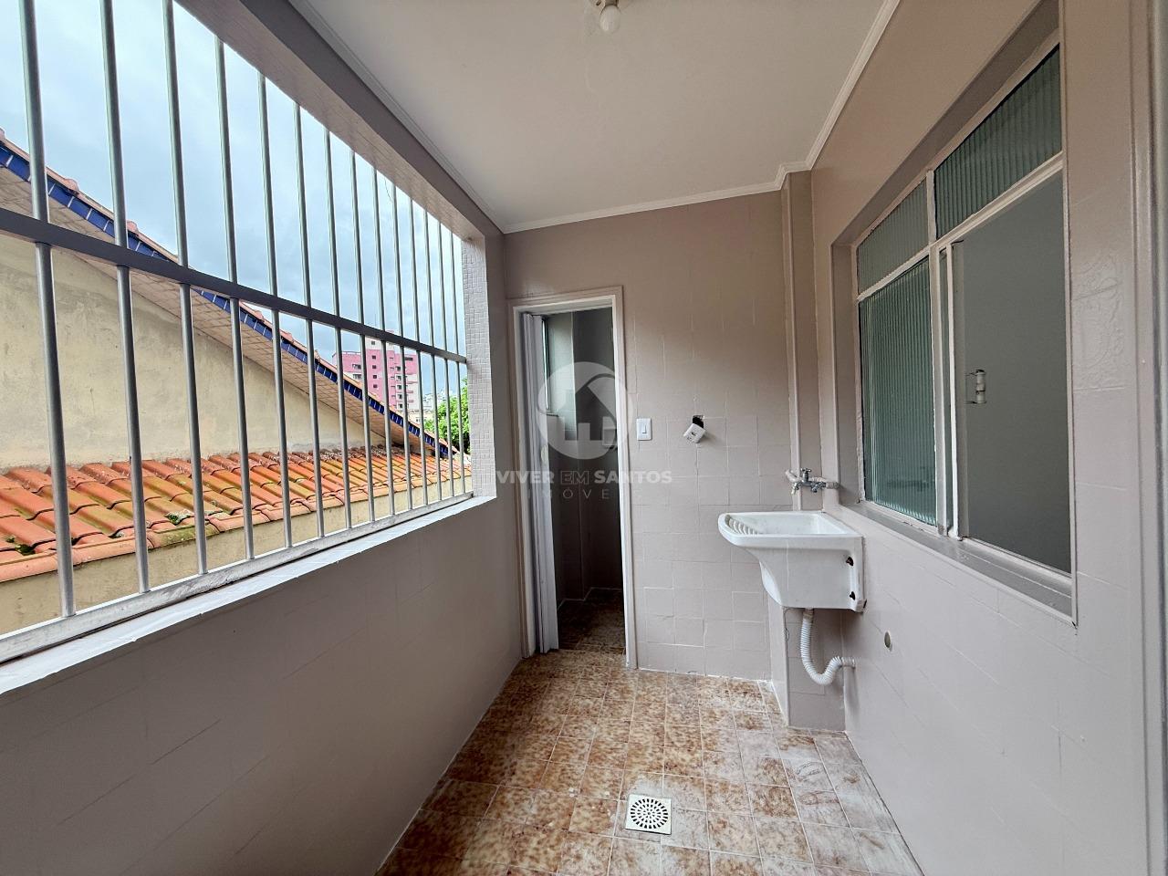 Apartamento 80 m², 2 Dormitórios, 2 Varandas e Dependência Reversível no Embaré – Santos/SP em Embaré, Santos — foto 9
