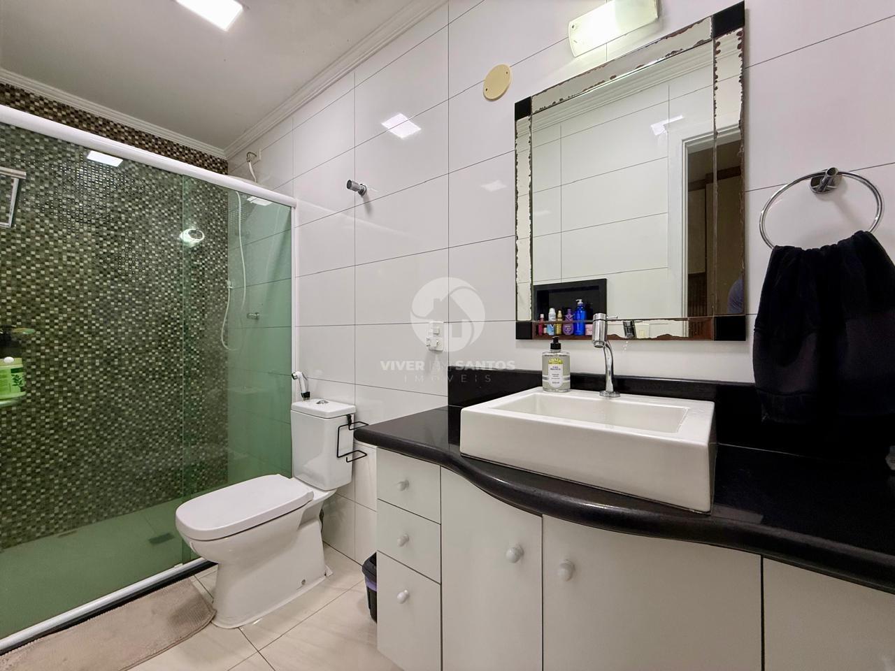 Casa sobreposta baixa com Dormitórios, Suíte, Piscina, Churrasqueira e Quintal na Vila Belmiro – Santos/SP em Marapé, Santos — foto 22