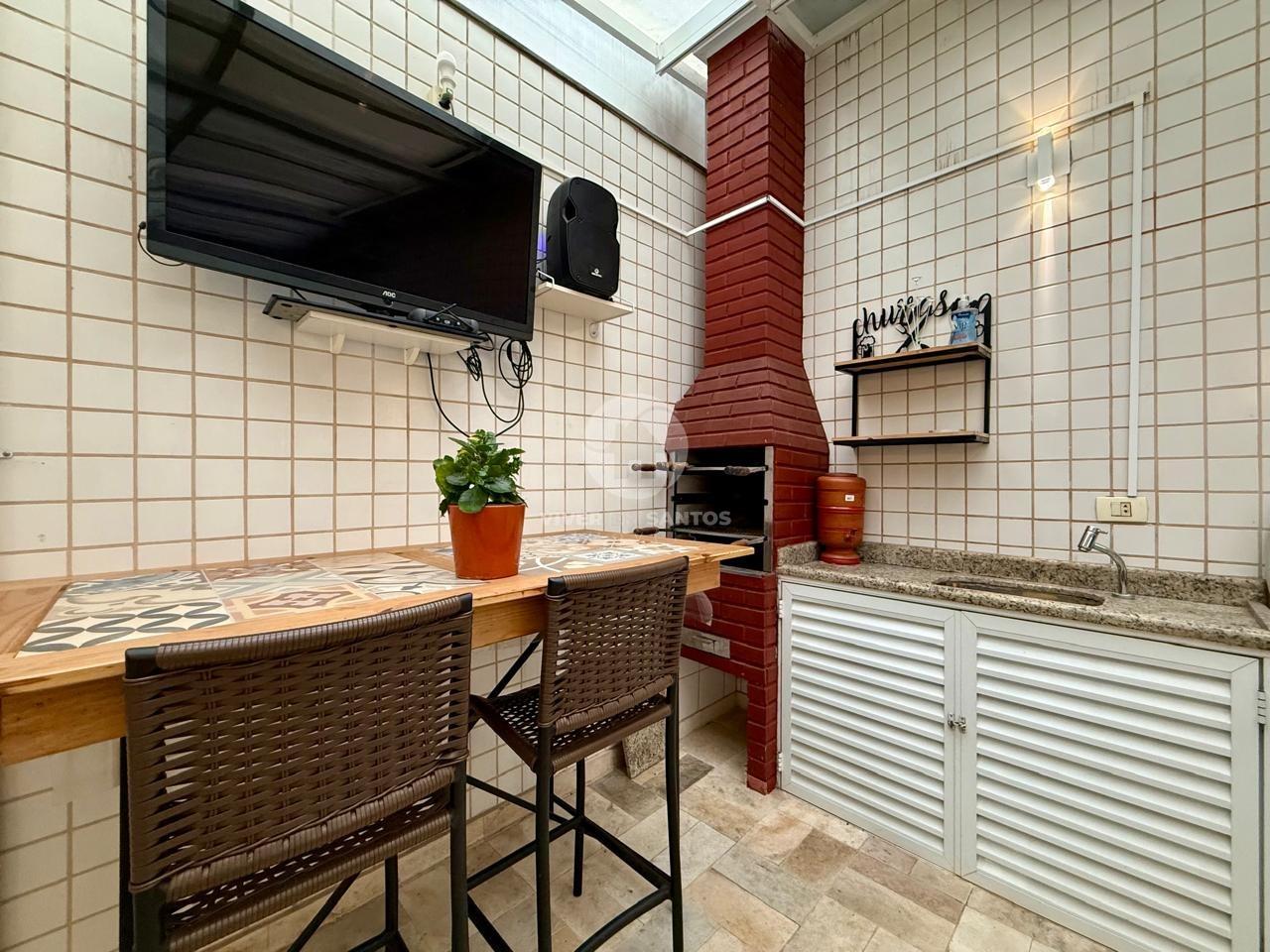Casa sobreposta baixa com Dormitórios, Suíte, Piscina, Churrasqueira e Quintal na Vila Belmiro – Santos/SP em Marapé, Santos — foto 26