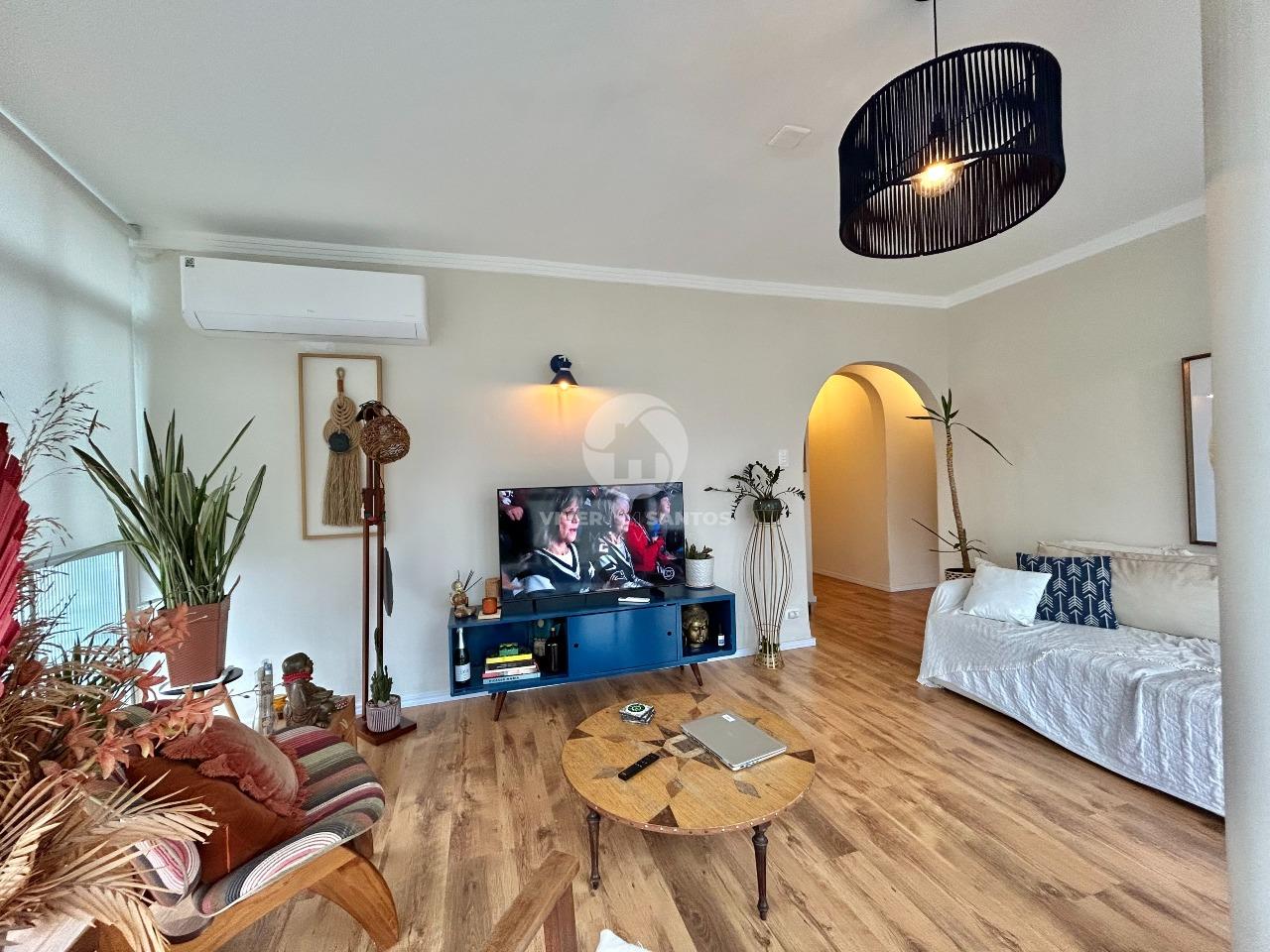 Apartamento 3 Dormitórios, Sacada, Andar Alto, Vista Livre e Garagem no Gonzaga – Santos/SP em Gonzaga, Santos — foto 2