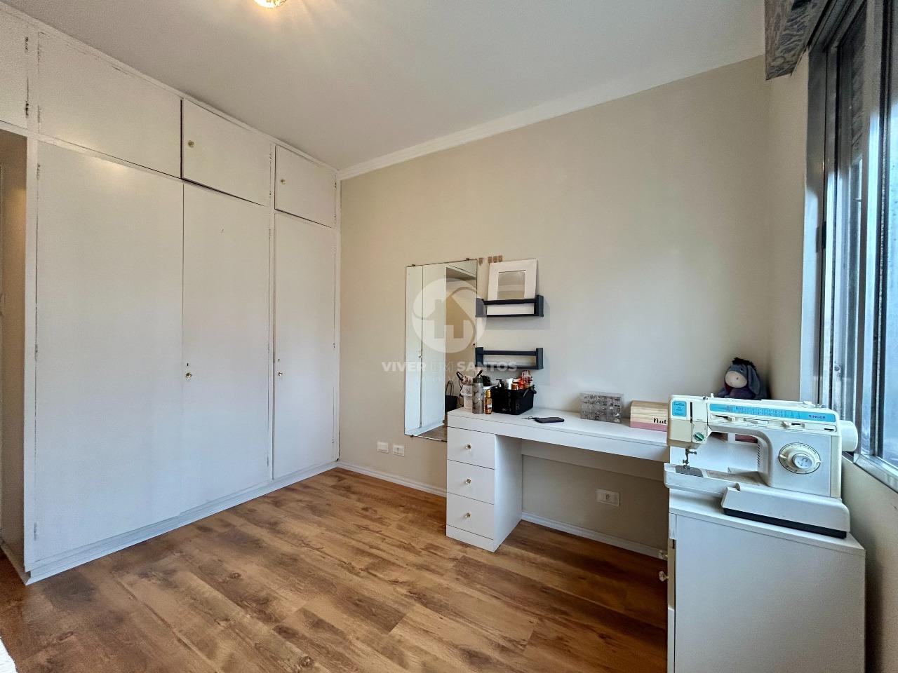 Apartamento 3 Dormitórios, Sacada, Andar Alto, Vista Livre e Garagem no Gonzaga – Santos/SP em Gonzaga, Santos — foto 10