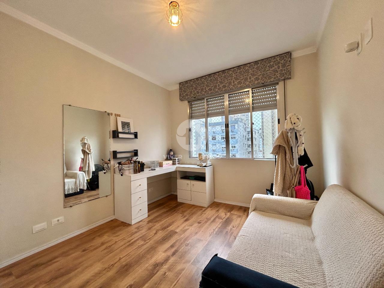 Apartamento 3 Dormitórios, Sacada, Andar Alto, Vista Livre e Garagem no Gonzaga – Santos/SP em Gonzaga, Santos — foto 12