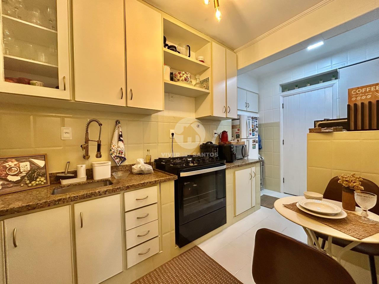 Apartamento 3 Dormitórios, Sacada, Andar Alto, Vista Livre e Garagem no Gonzaga – Santos/SP em Gonzaga, Santos — foto 16