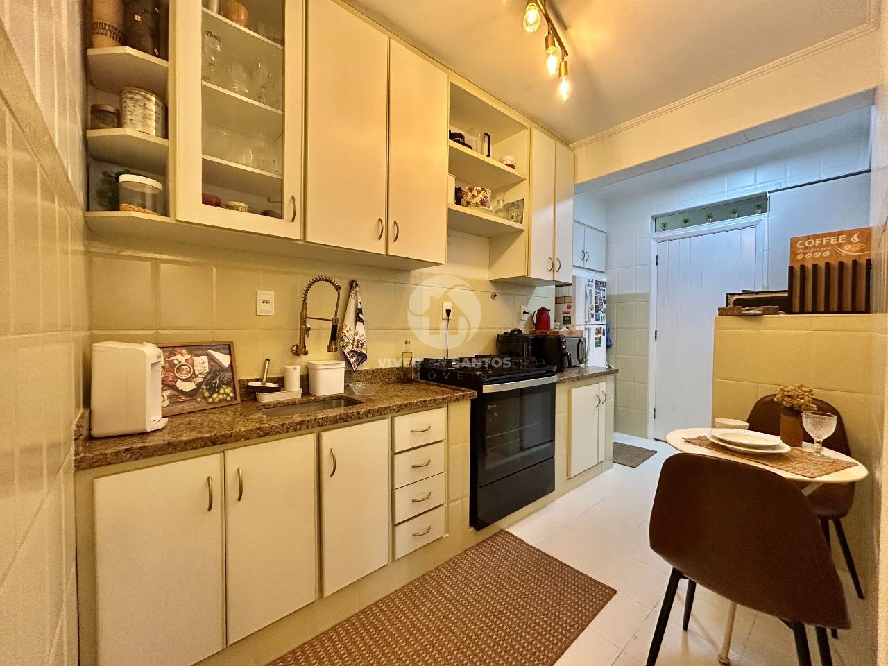Apartamento 3 Dormitórios, Sacada, Andar Alto, Vista Livre e Garagem no Gonzaga – Santos/SP em Gonzaga, Santos — foto 15