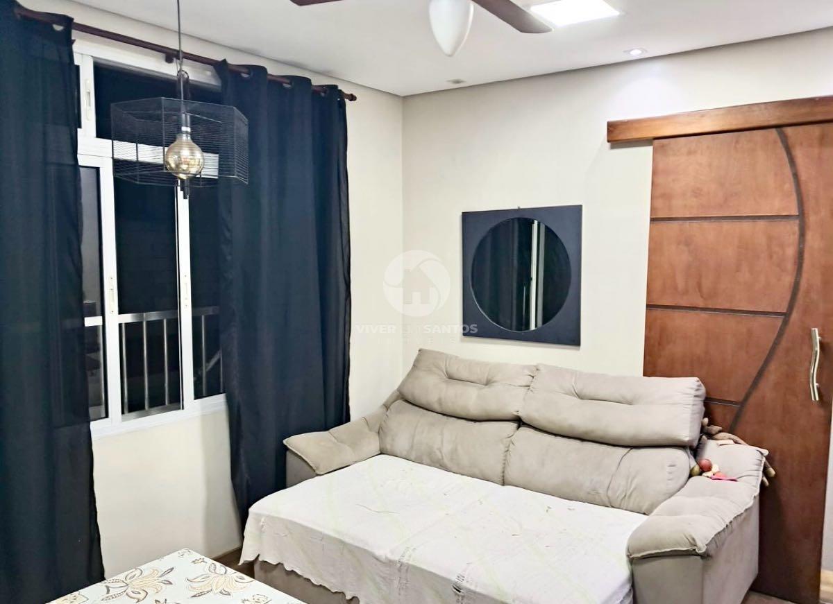 Apartamento Reformado, 1 Dormitório e Garagem a Meia Quadra da Praia no Embaré – Santos/SP em Embaré, Santos — foto 11