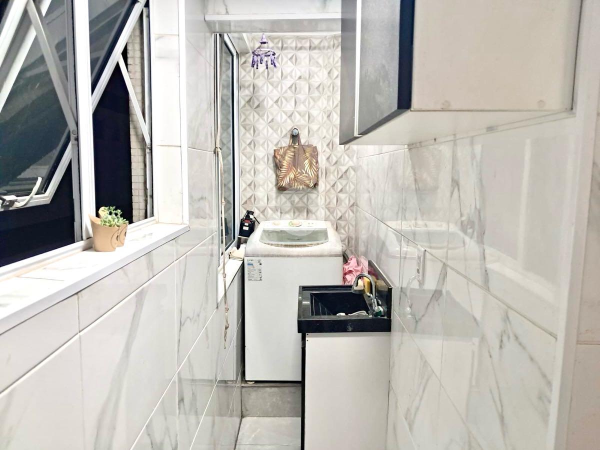 Apartamento Reformado, 1 Dormitório e Garagem a Meia Quadra da Praia no Embaré – Santos/SP em Embaré, Santos — foto 8