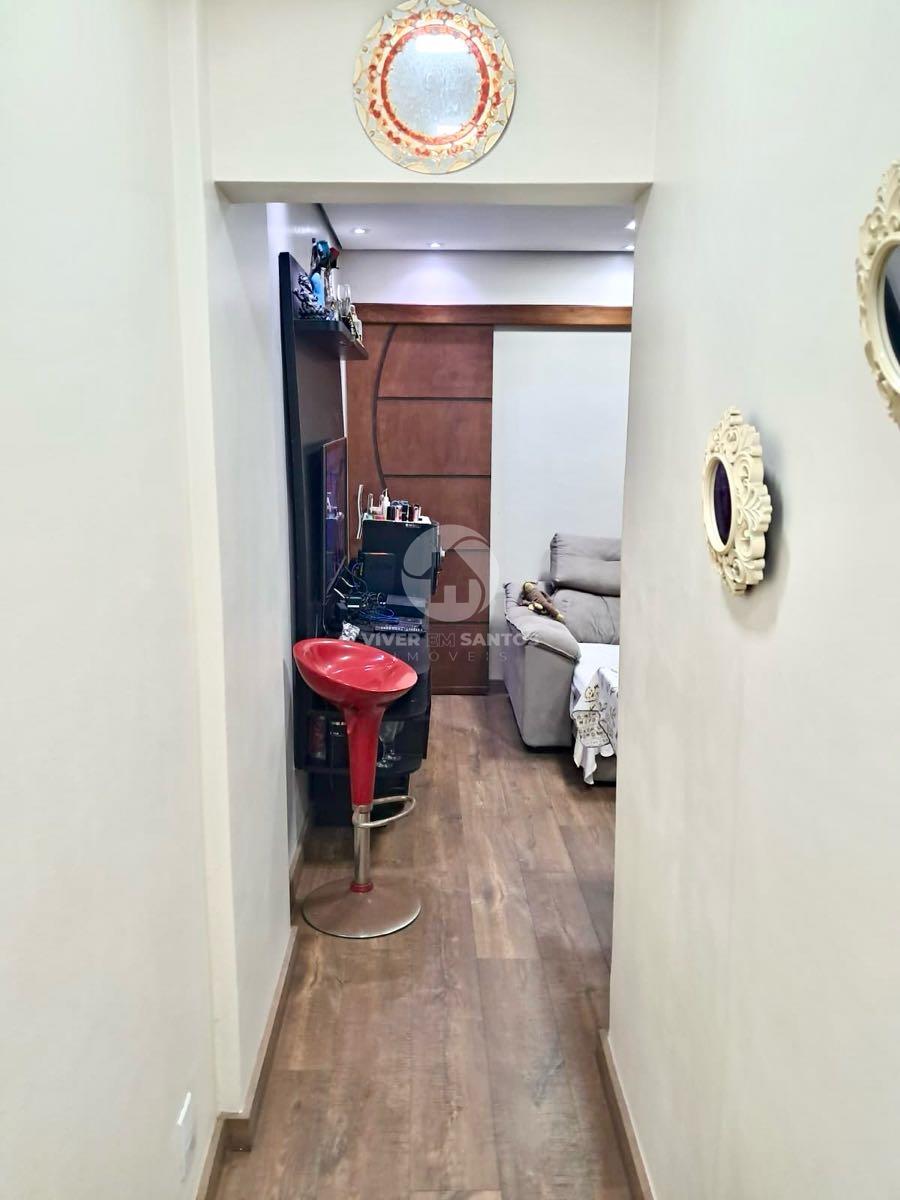 Apartamento Reformado, 1 Dormitório e Garagem a Meia Quadra da Praia no Embaré – Santos/SP em Embaré, Santos — foto 23