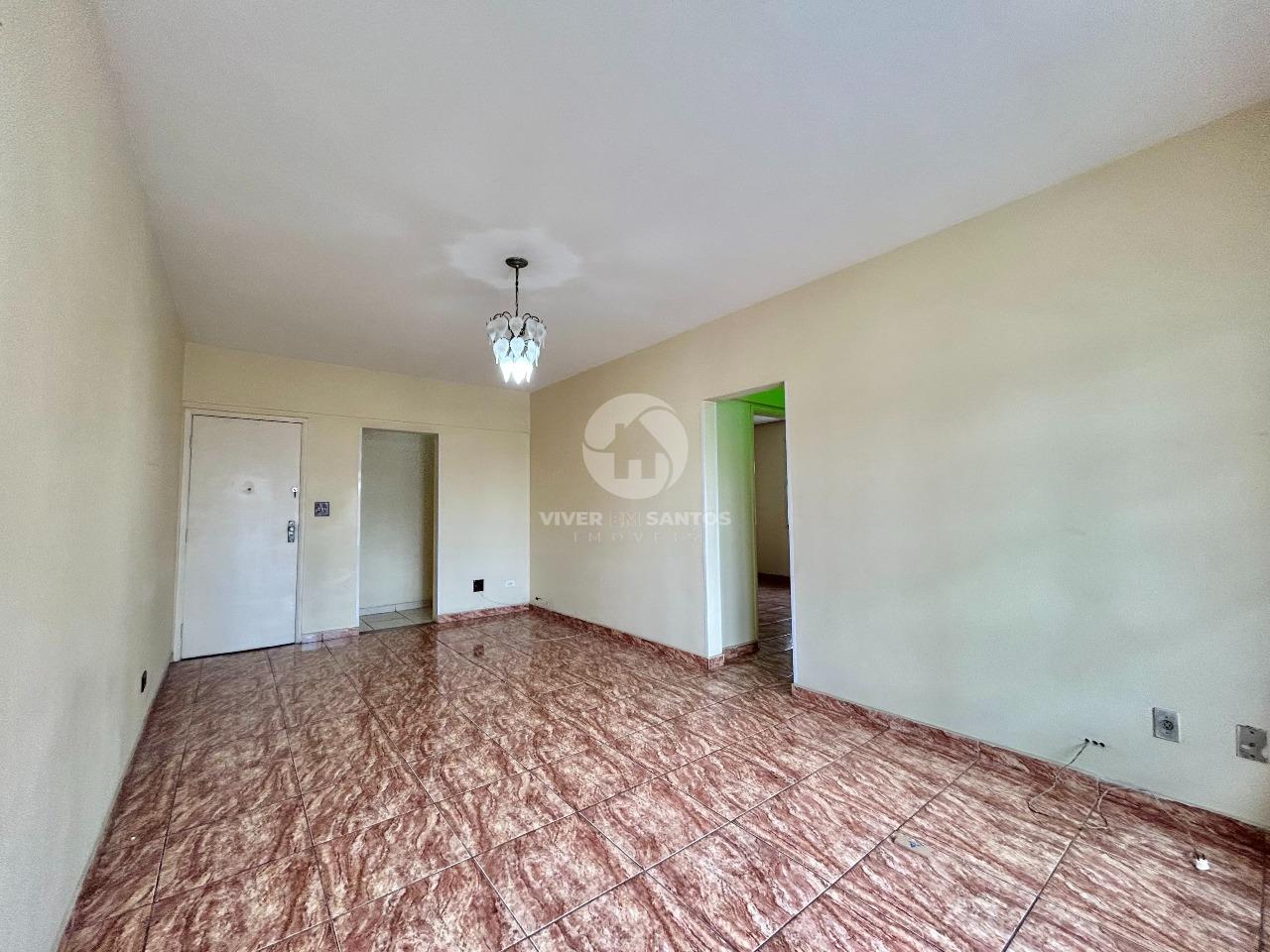 Apartamento de Frente, 2 Dormitórios, Sacada, Dependência Completa e Vaga Demarcada na Aparecida – Santos/SP em Aparecida, Santos — foto 4