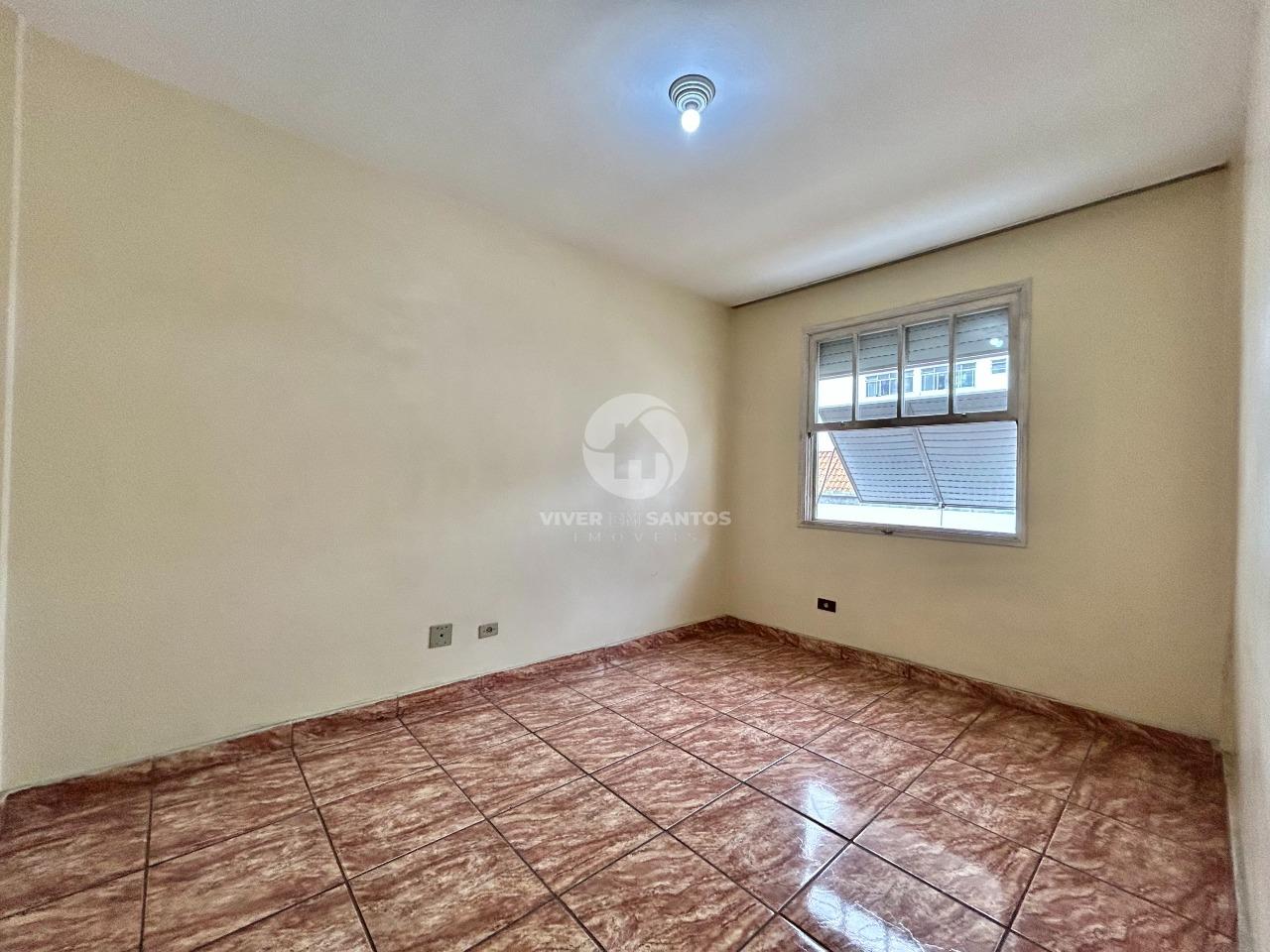 Apartamento de Frente, 2 Dormitórios, Sacada, Dependência Completa e Vaga Demarcada na Aparecida – Santos/SP em Aparecida, Santos — foto 10