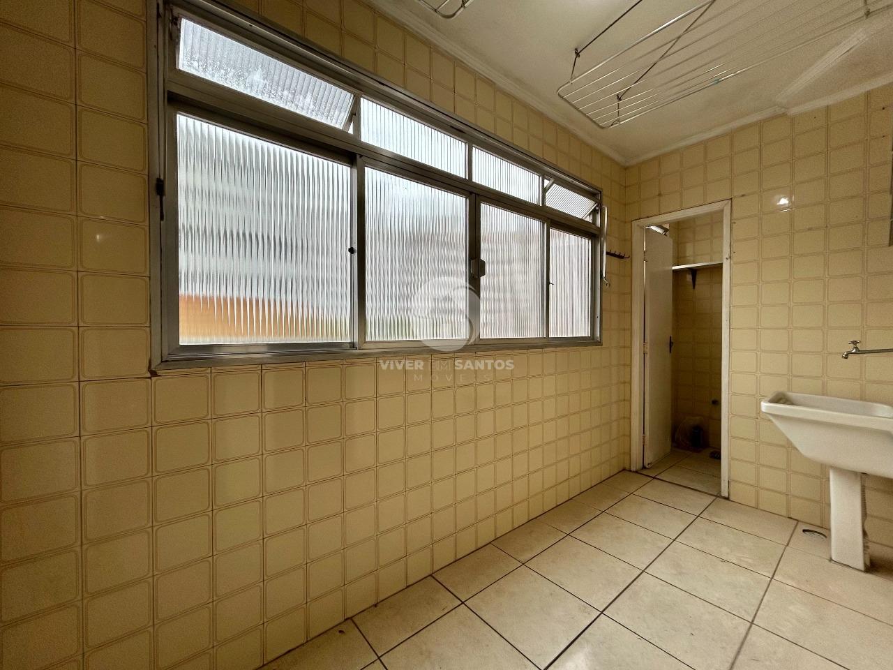 Apartamento de Frente, 2 Dormitórios, Sacada, Dependência Completa e Vaga Demarcada na Aparecida – Santos/SP em Aparecida, Santos — foto 17