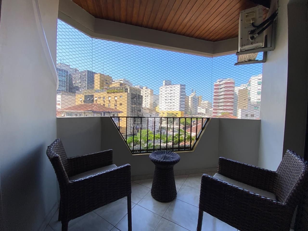 Flat 1 Suíte, Sacada com Vista Livre, Serviços de Hotel e Vaga no Gonzaga – Santos/SP em Gonzaga, Santos — foto 11