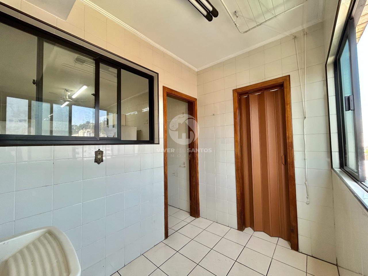 Apartamento 2 Dormitórios, Suíte, Sacada, Vista Livre, Vaga Demarcada e Lazer no Campo Grande – Santos/SP em Campo Grande, Santos — foto 12
