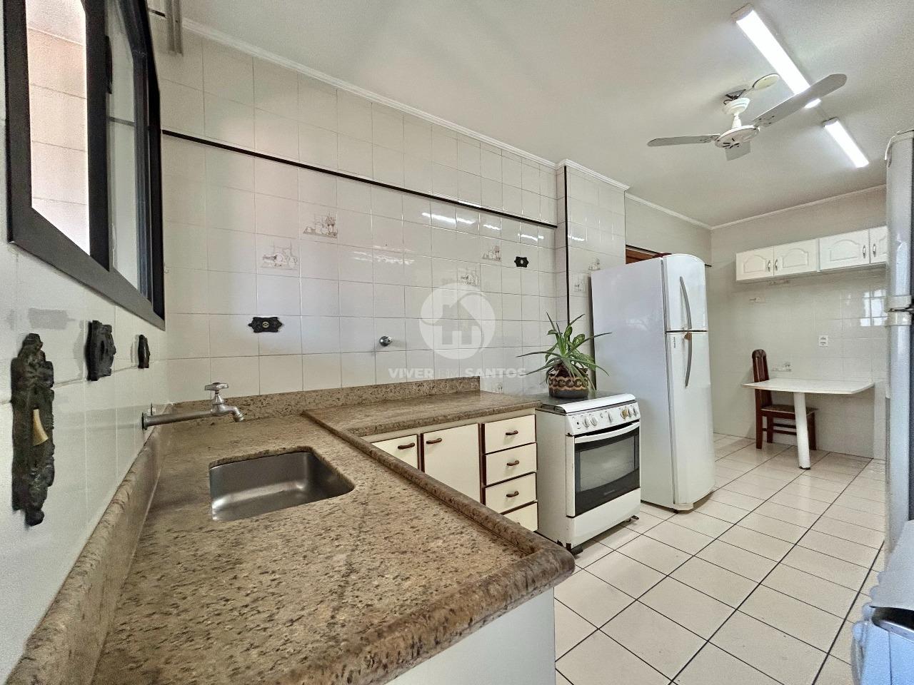 Apartamento 2 Dormitórios, Suíte, Sacada, Vista Livre, Vaga Demarcada e Lazer no Campo Grande – Santos/SP em Campo Grande, Santos — foto 8