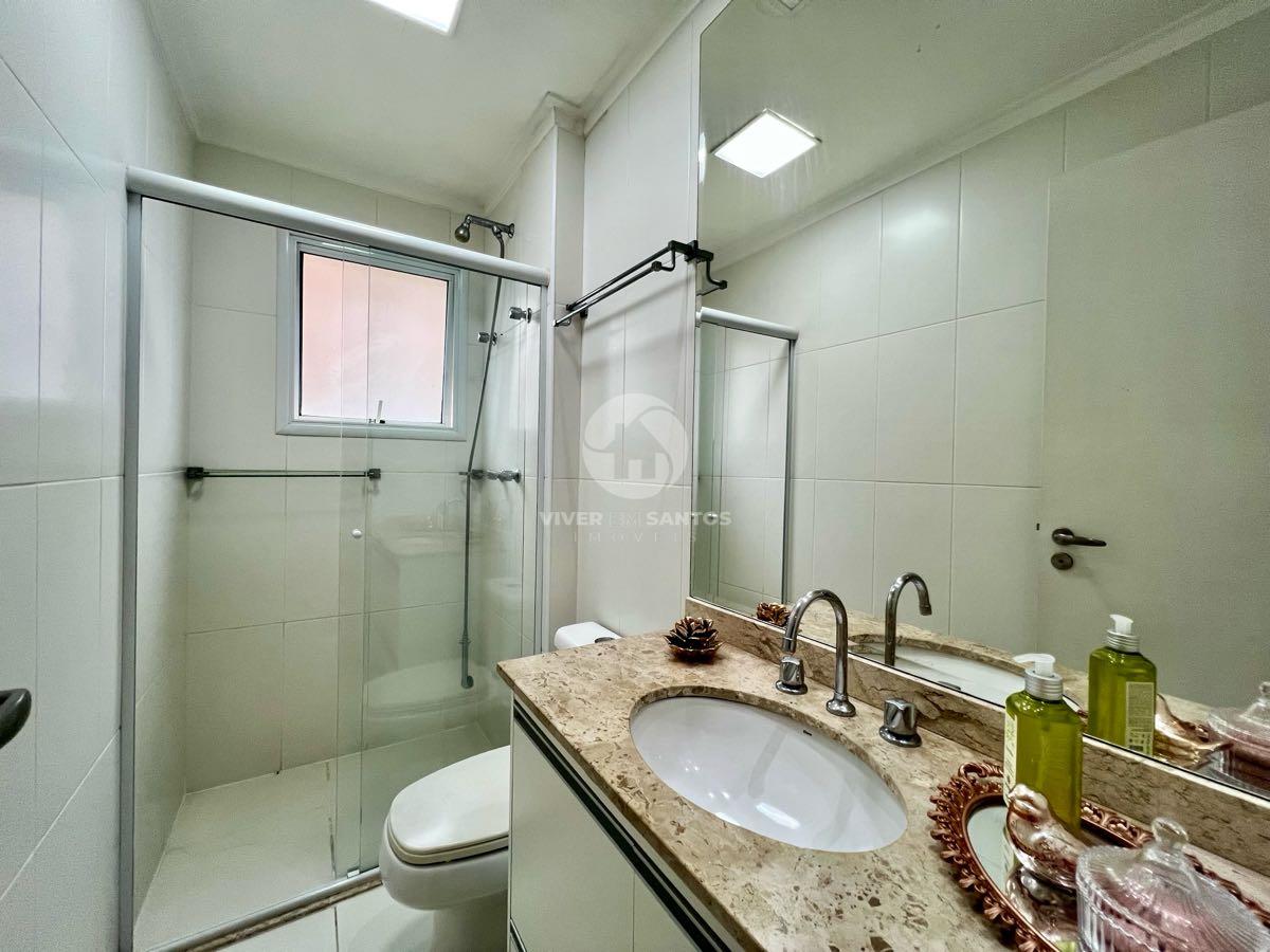 Apartamento Alto Padrão, 3 Suítes, Closet, Escritório e Varanda Gourmet no Embaré – Santos/SP em Embaré, Santos — foto 27