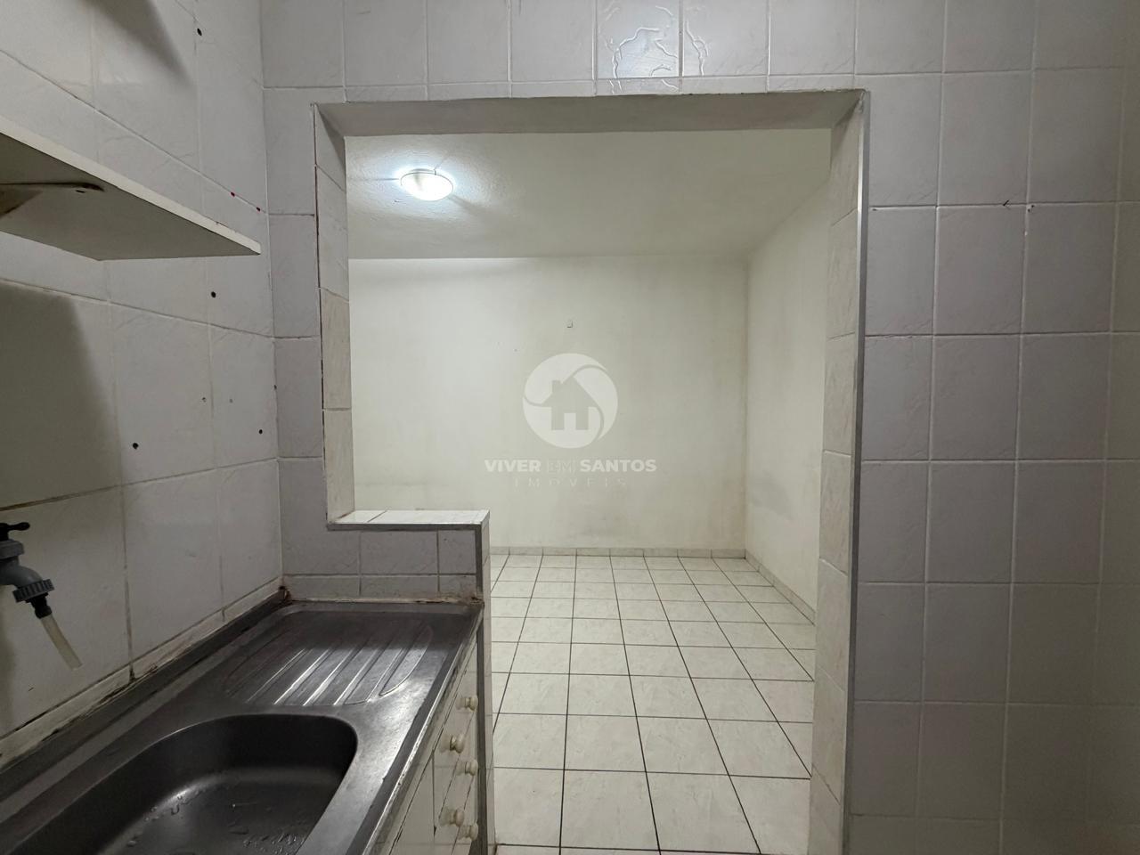 Sala Living em Andar Alto, Prédio Frente Mar na Aparecida – Santos/SP em Embaré, Santos — foto 9