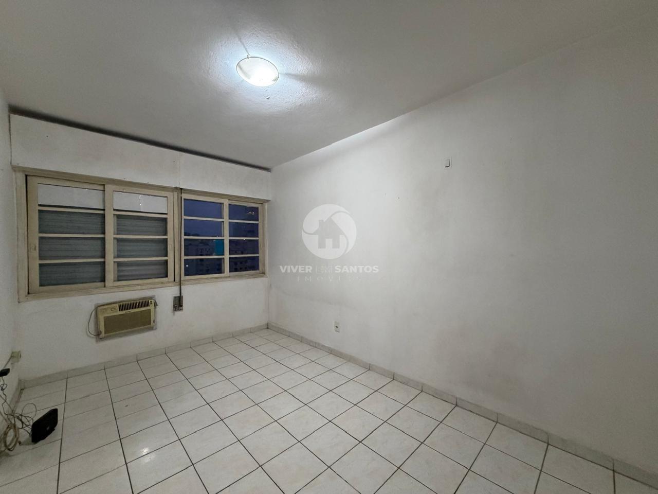 Sala Living em Andar Alto, Prédio Frente Mar na Aparecida – Santos/SP em Embaré, Santos — foto 3