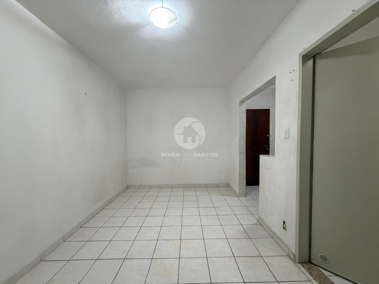 Sala Living em Andar Alto, Prédio Frente Mar na Aparecida – Santos/SP em Embaré, Santos — foto 5