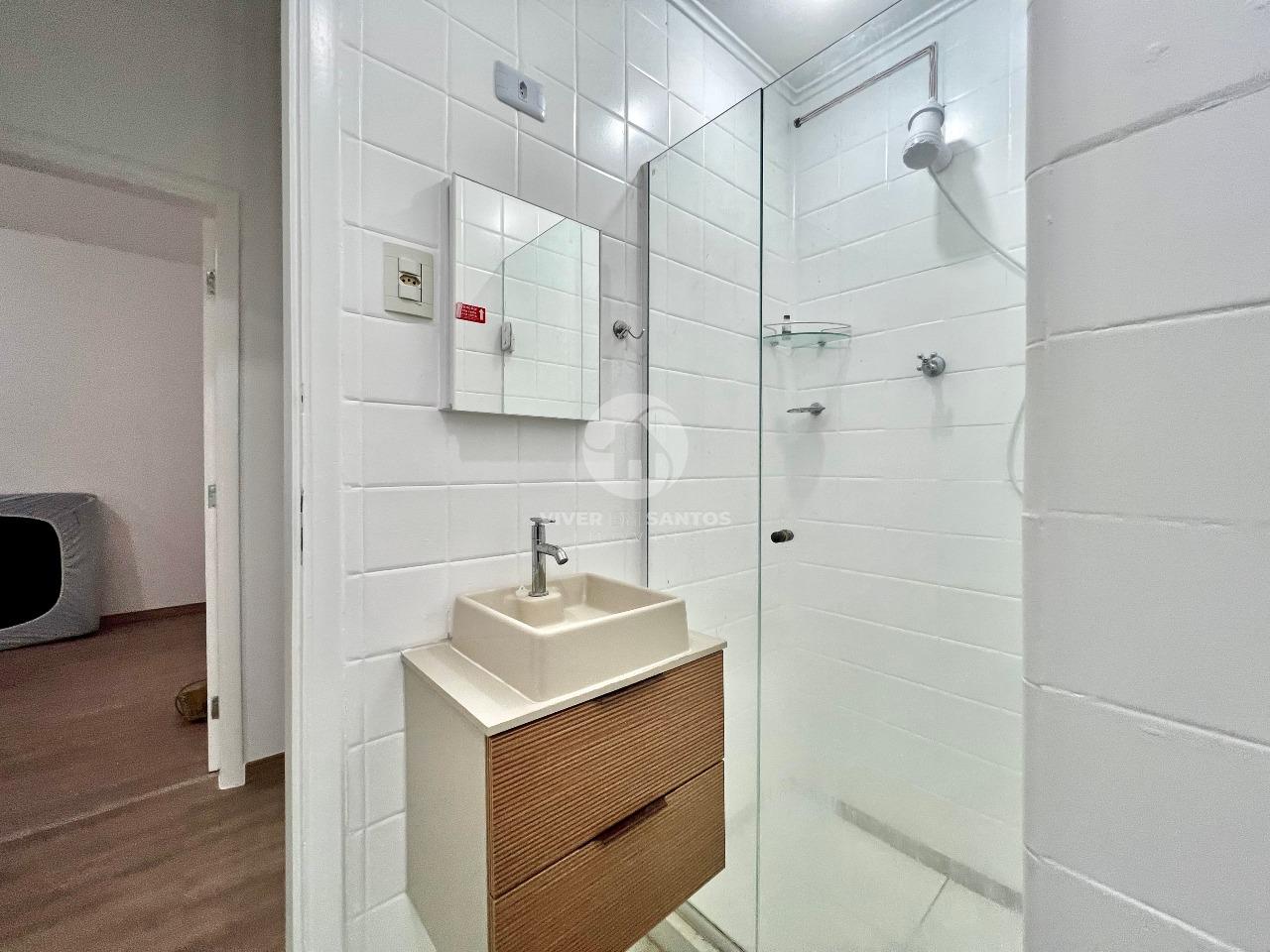 Apartamento 2 Dormitórios, 1º Andar e Vaga de Garagem no Gonzaga – Santos/SP em Gonzaga, Santos — foto 17