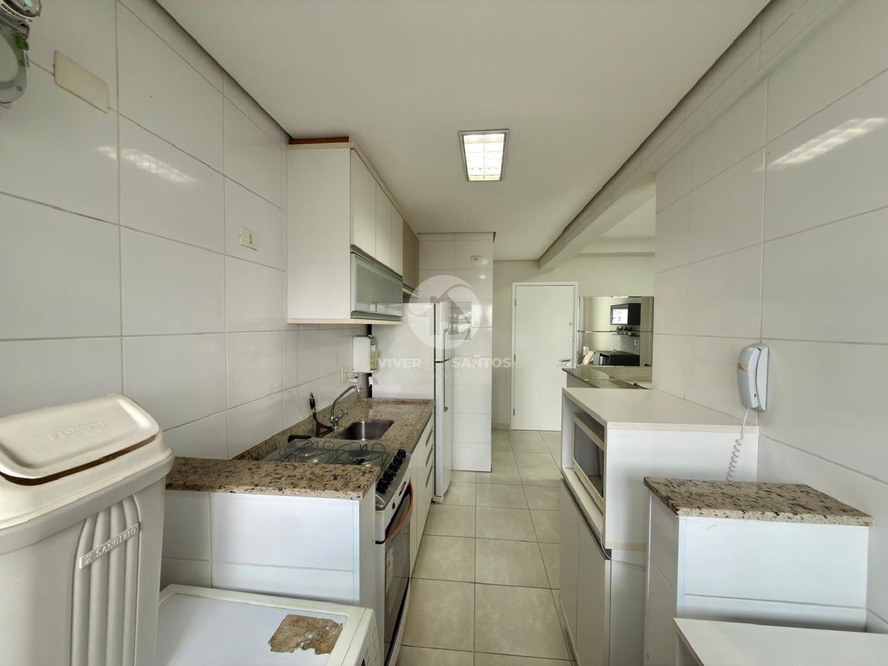 Apartamento Mobiliado 52 m², 1 Dormitório, Varanda com Vista Livre, Vaga e Lazer Completo no Gonzaga – Santos/SP em Gonzaga, Santos — foto 16