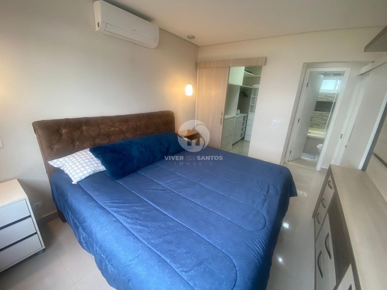 Apartamento 104 m², 2 Dormitórios, Suíte, Varanda e Vista para o Mar no Boqueirão – Santos/SP em Boqueirão, Santos — foto 7