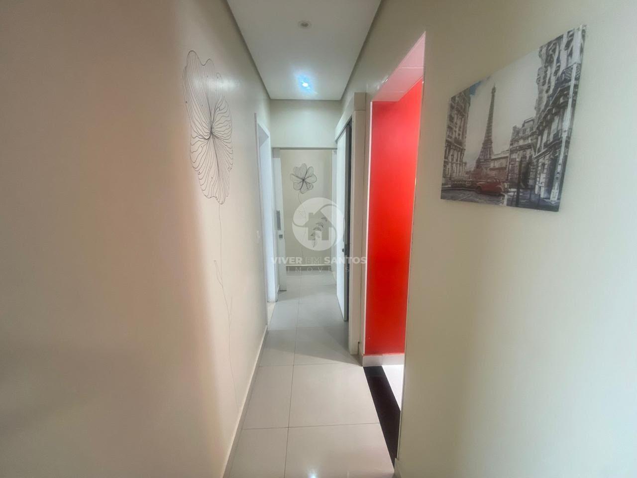 Apartamento 104 m², 2 Dormitórios, Suíte, Varanda e Vista para o Mar no Boqueirão – Santos/SP em Boqueirão, Santos — foto 6