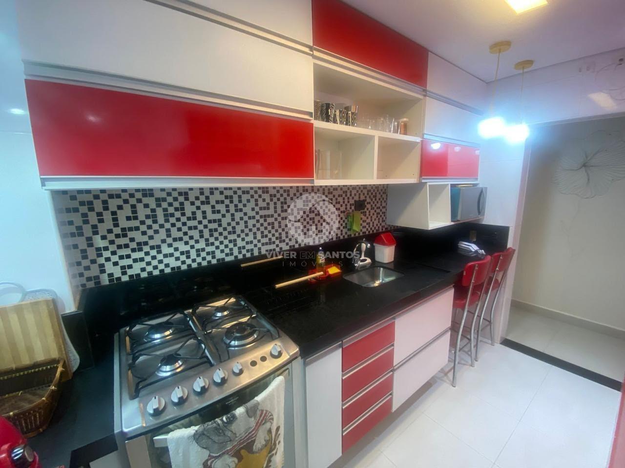 Apartamento 104 m², 2 Dormitórios, Suíte, Varanda e Vista para o Mar no Boqueirão – Santos/SP em Boqueirão, Santos — foto 16