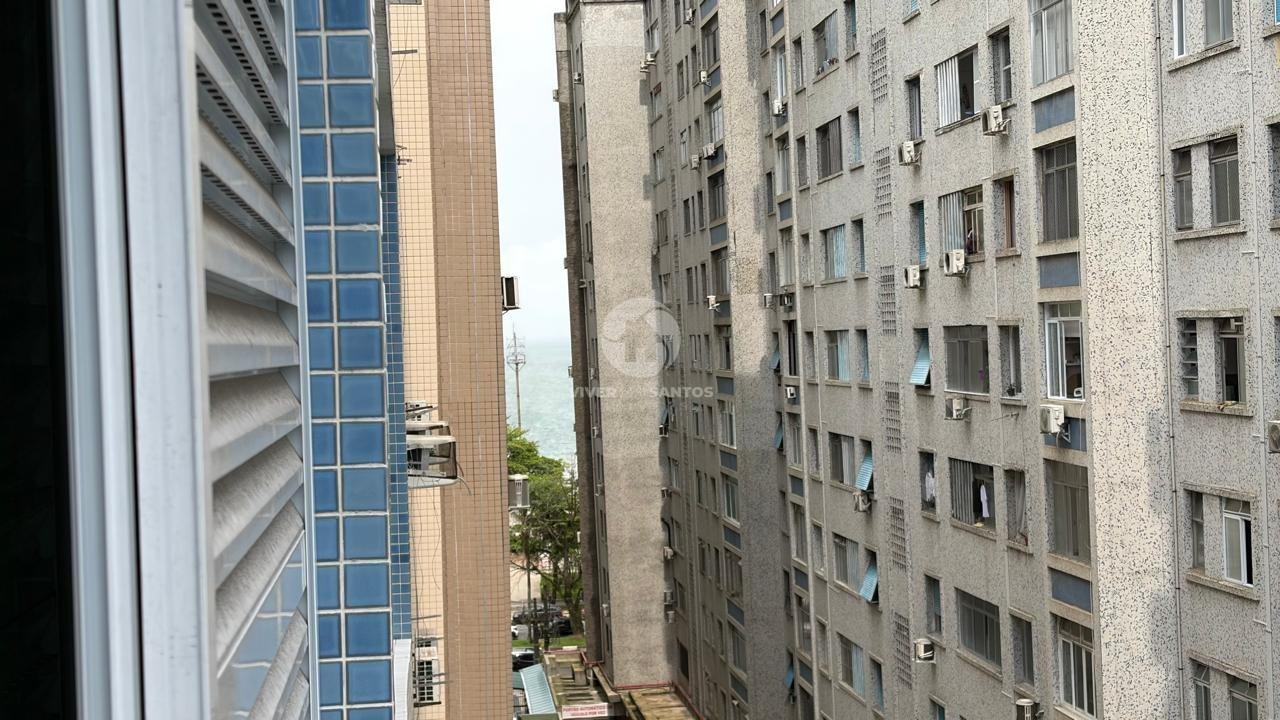 Apartamento 2 Dormitórios, Dependência Completa e Potencial para Modernização na Quadra da Praia – Aparecida, Santos/SP em Aparecida, Santos — foto 15