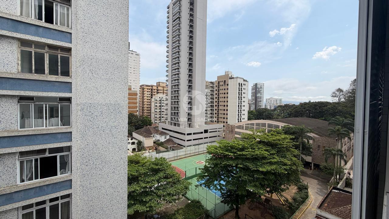 Apartamento 2 Dormitórios, Dependência Completa e Potencial para Modernização na Quadra da Praia – Aparecida, Santos/SP em Aparecida, Santos — foto 17