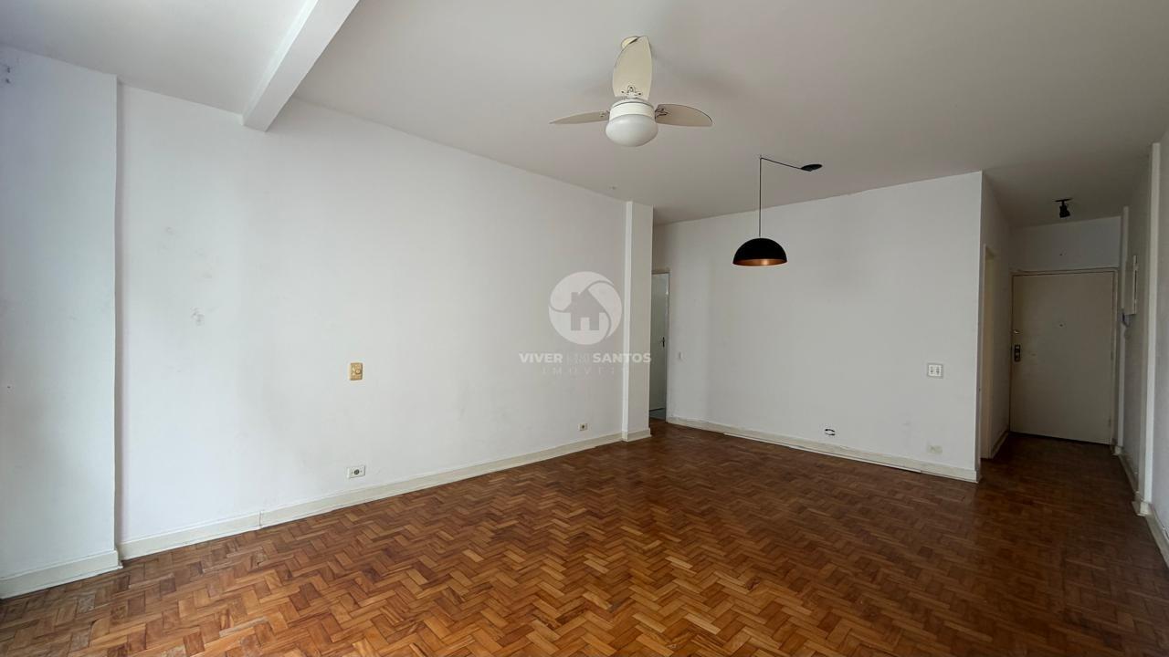 Apartamento 2 Dormitórios, Dependência Completa e Potencial para Modernização na Quadra da Praia – Aparecida, Santos/SP em Aparecida, Santos — foto 4