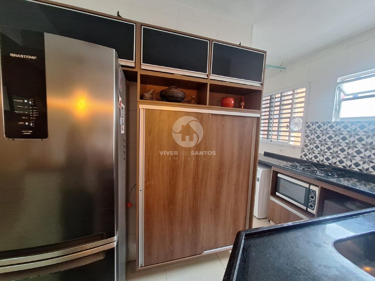 Apartamento Modernizado, 1 Dormitório, Cozinha Planejada e Garagem no José Menino – Santos/SP em José Menino, Santos — foto 11