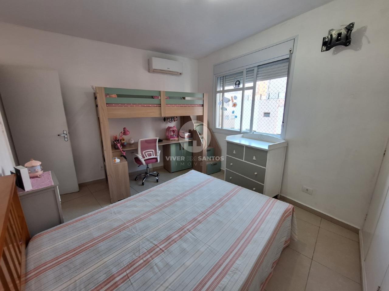 Apartamento Modernizado, 1 Dormitório, Cozinha Planejada e Garagem no José Menino – Santos/SP em José Menino, Santos — foto 6
