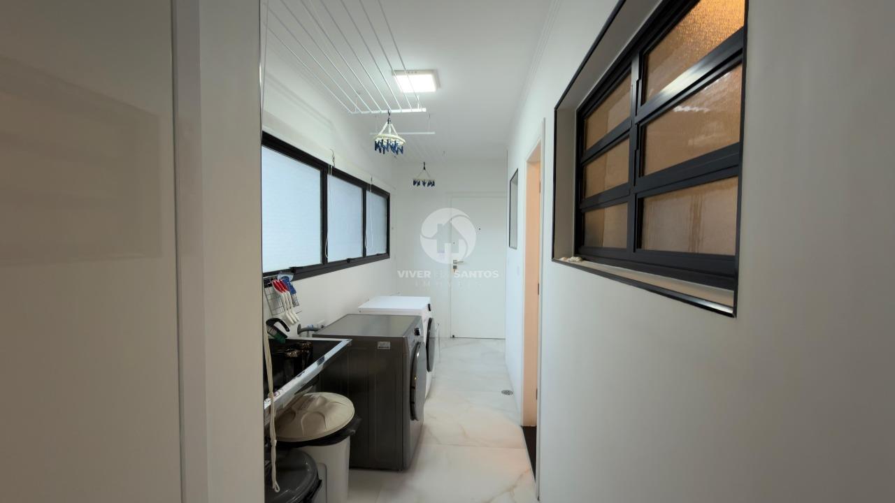 Apartamento Alto Padrão, 4 Suítes, Entrada Privativa e 3 Vagas no Boqueirão – Santos/SP em Boqueirão, Santos — foto 15
