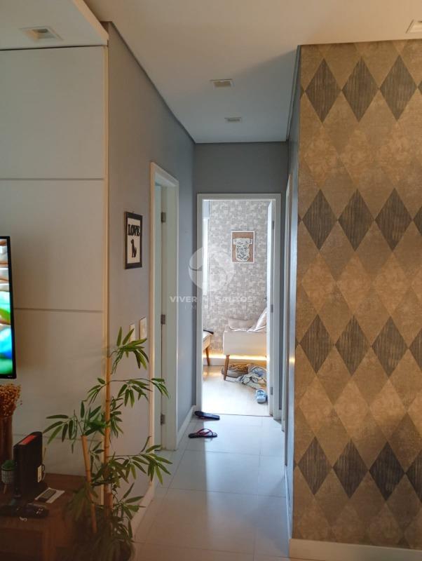Apartamento 2 Dormitórios, Cozinha em Conceito Aberto, Porcelanato e Garagem na Encruzilhada – Santos/SP em Vila Mathias, Santos — foto 10