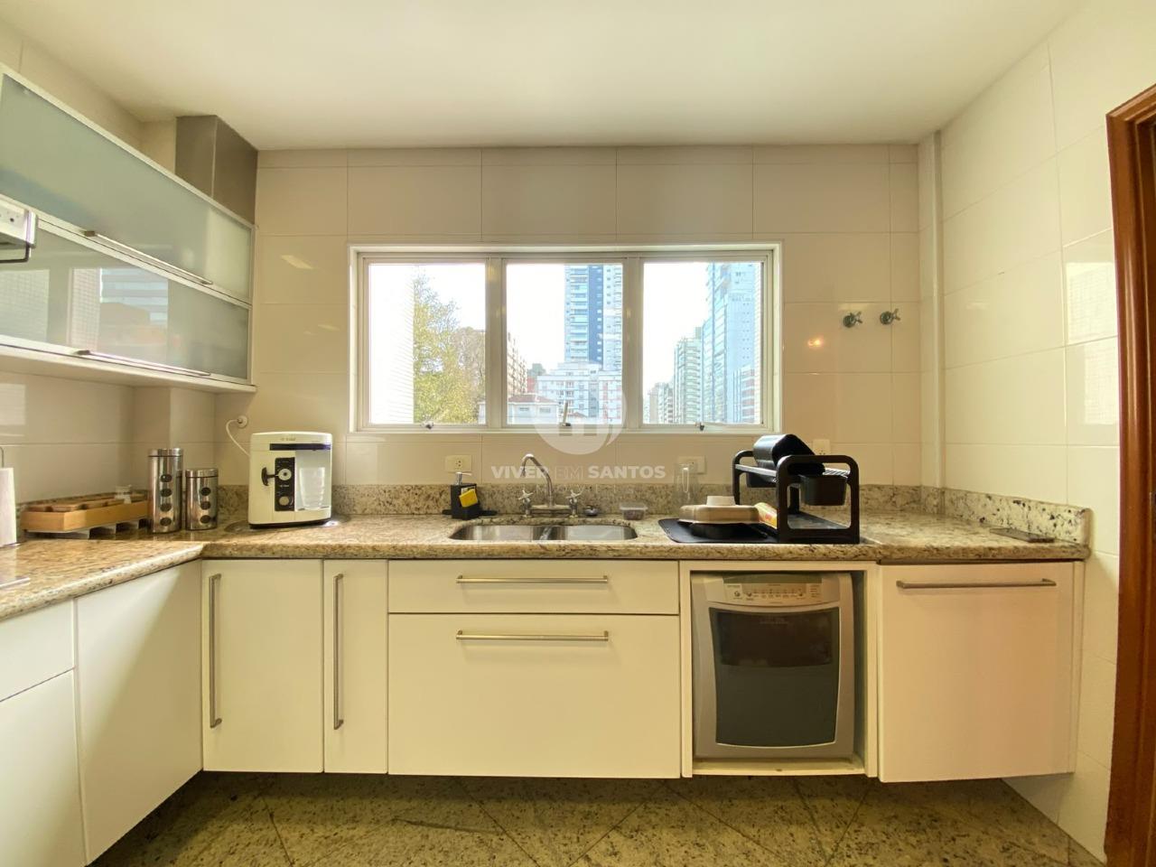 Apartamento Alto Padrão 227 m², 3 Suítes com Closet, Varanda Gourmet e 3 Vagas na Aparecida – Santos/SP em Aparecida, Santos — foto 26